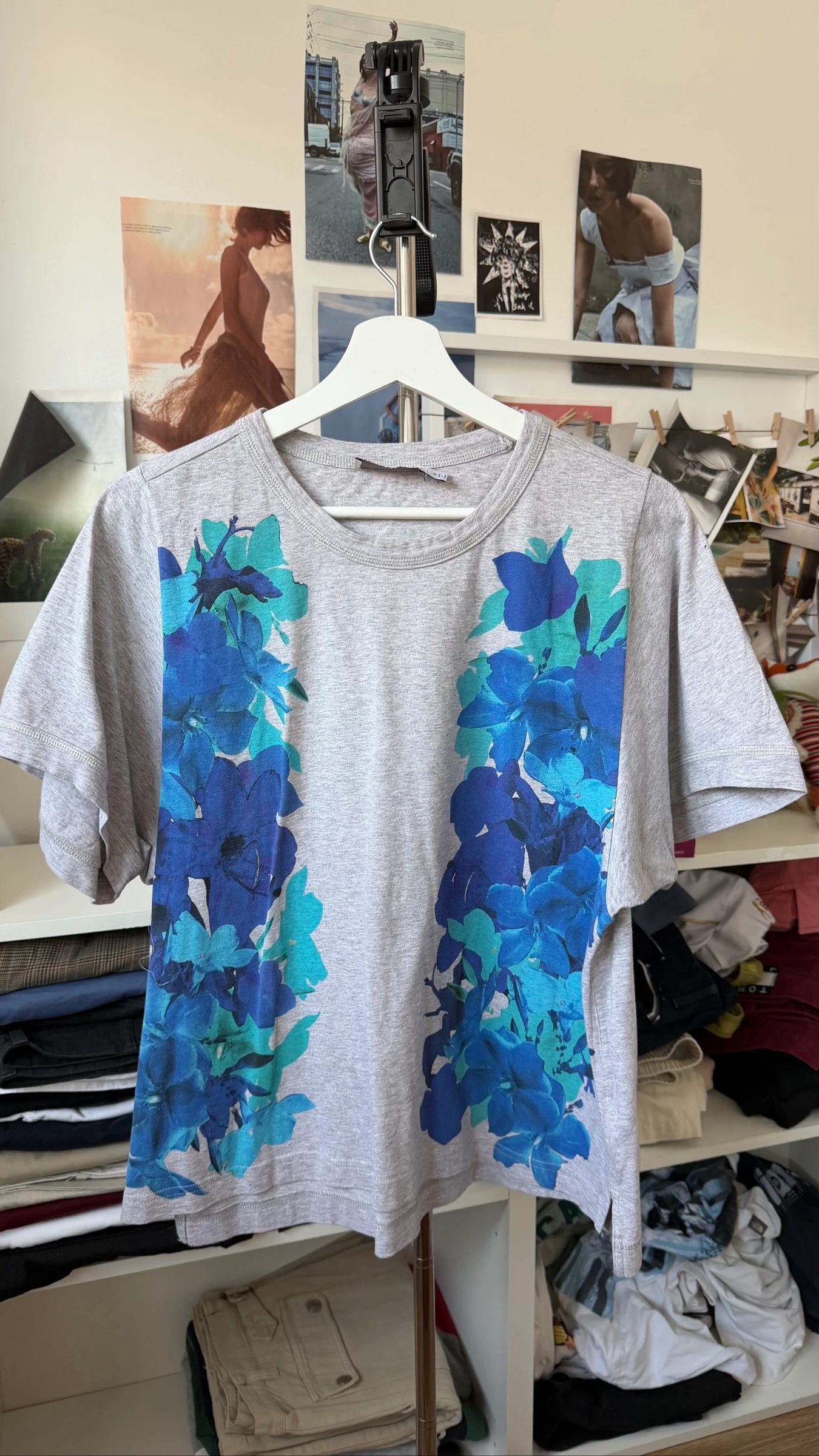 Camiseta Adidas by Stella McCartney floral – talla 36